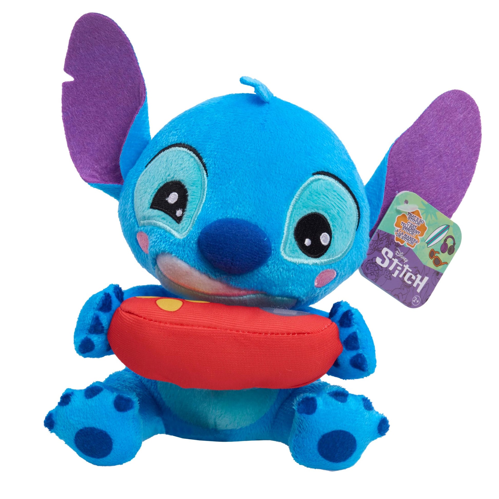 Disney Stitch that’s So Stich Small Gamer Stitch Plush, 7 Inch Plush, Stuffed Animal, Alien, Kids Toys for Ages 2 Up by Just Play