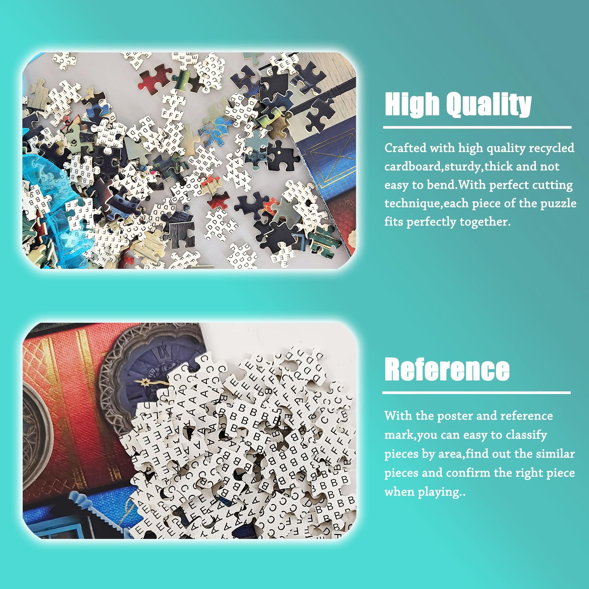 MISITU Jigsaw Puzzles 1000 Pieces for Adults Challenging Difficult Puzzles Christmas Birthday Gift Game Toys Book City 19.69 x 27.56 Inches