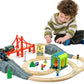 Battery Operated Train for Wooden Track, 3Pcs Motorized Train Toy for 3 4 5+Years Old Boy Girl Toddlers, Electric Trains Compatible with Thomas