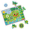 Melissa & Doug Wooden Animal Chase Jigsaw Spinning Gear Puzzle - 24 Pieces Wooden Puzzle for Toddlers and Preschoolers, for Boys and Girls Ages 3+
