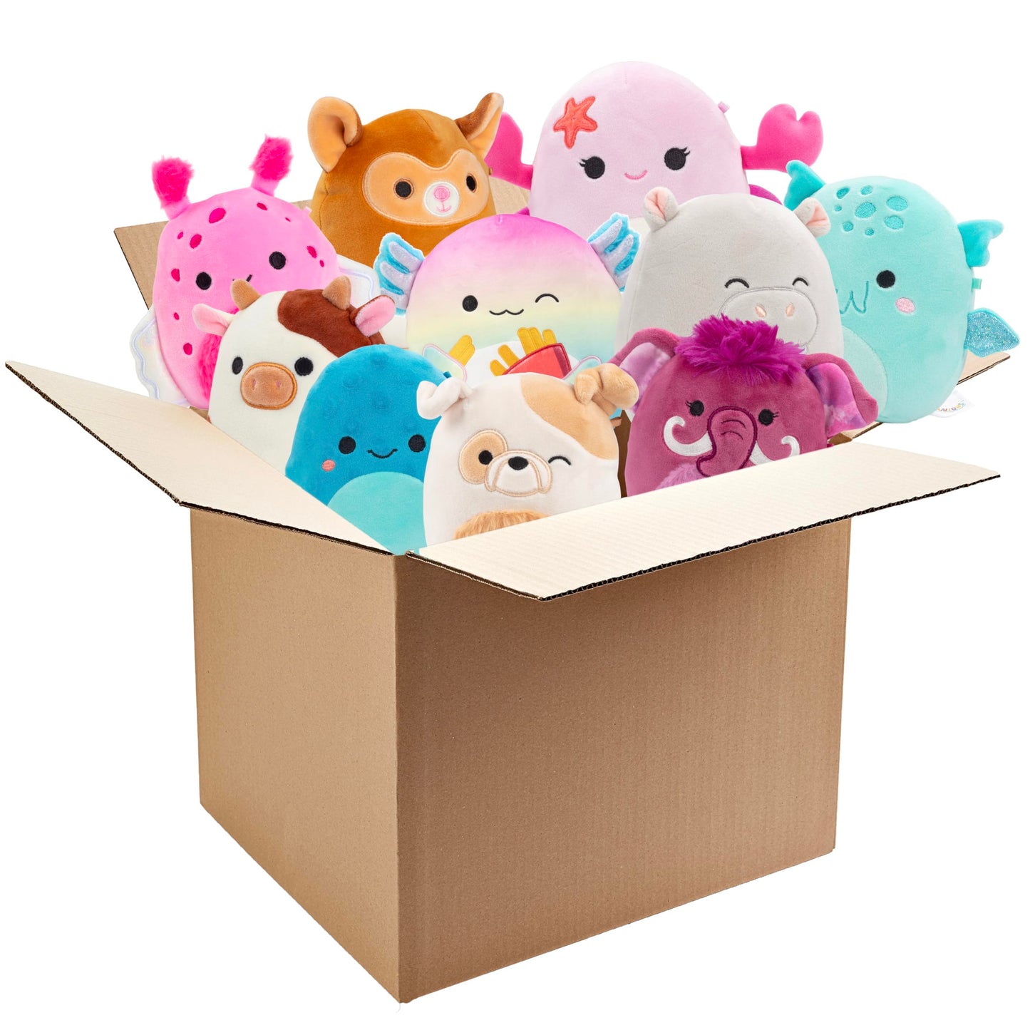 Squishmallows 5-Inch Mystery Mini Plush 5-Pack - Official Jazwares Little Plush - Blind Surprise Collectible Squishy Small Soft Stuffed Animals Toy