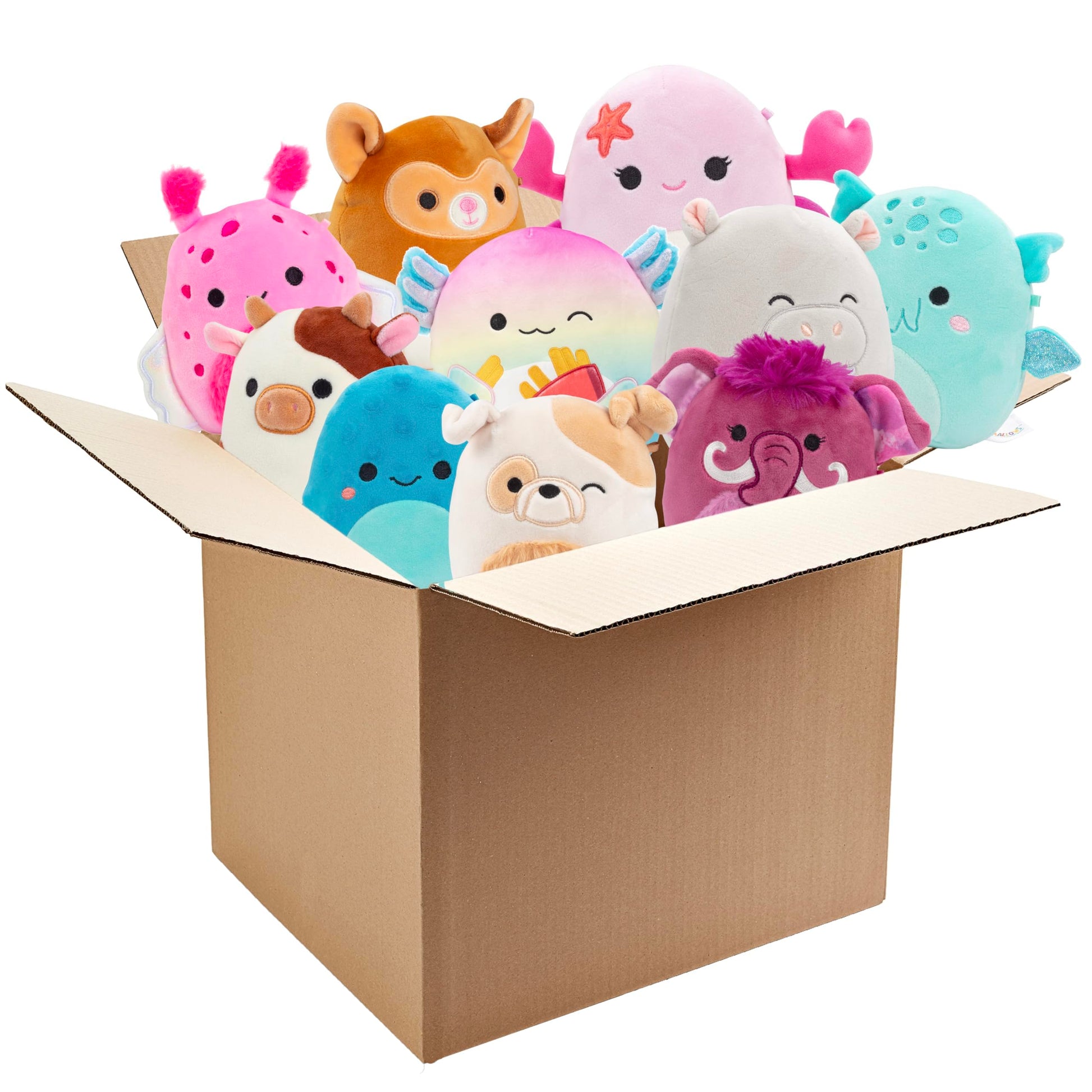 Squishmallows 5-Inch Mystery Mini Plush 5-Pack - Official Jazwares Little Plush - Blind Surprise Collectible Squishy Small Soft Stuffed Animals Toy