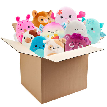 Squishmallows 5-Inch Mystery Mini Plush 5-Pack - Official Jazwares Little Plush - Blind Surprise Collectible Squishy Small Soft Stuffed Animals Toy