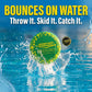 Wave Runner Water Bouncing Frisbee- Disc that Bounces, Skids, and Skips On Water | The Perfect Beach and Pool Toy (Color May Vary) (Single)