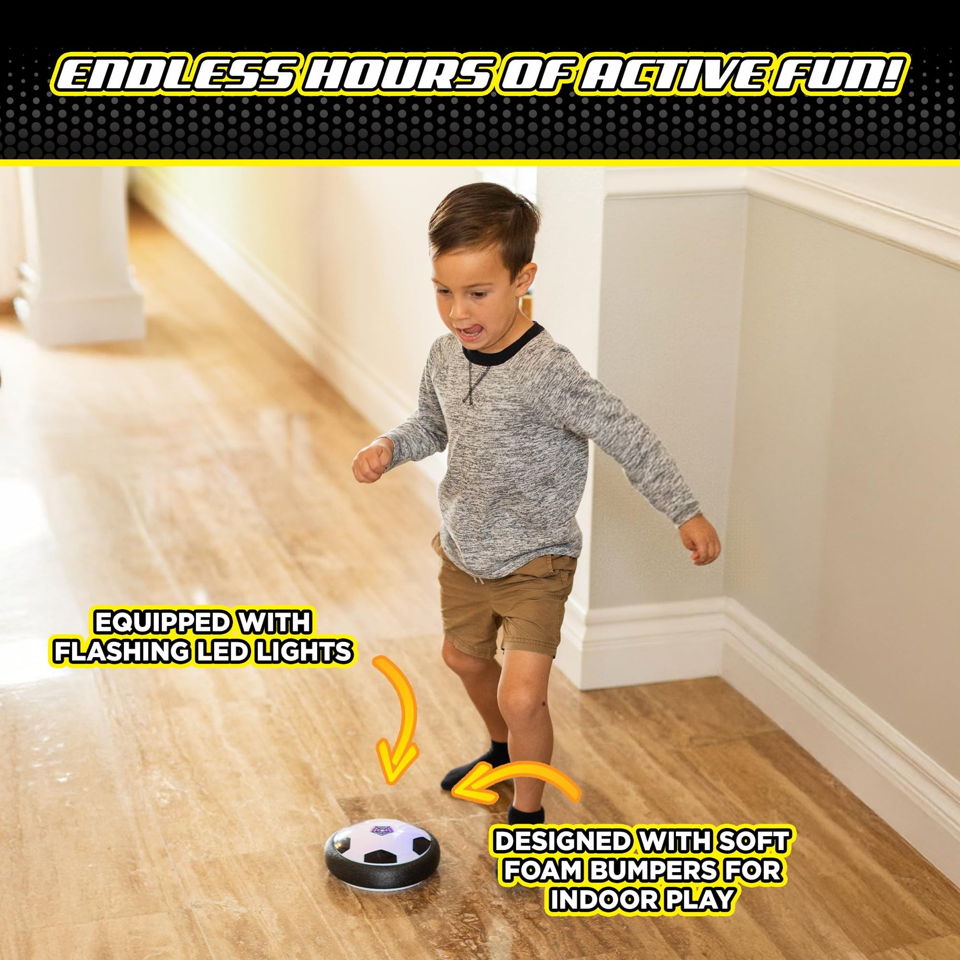 Stomp Sports Hover Soccer, Air Soccer Toy for Kids