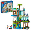 LEGO My City Apartment Building 60365 Toy Set with Connecting Three Floor Room Modules, Includes a Mobility Scooter, Bike and 6 Minifigures for