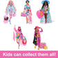 Barbie Extra Fly Ken Doll with Beach-Themed Travel Clothes & Accessories, Tropical Outfit with Boogie Board & Duffel Bag