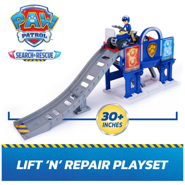Paw Patrol Search & Rescue Lift N Repair Playset with Ryder Action Figure