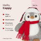 Bearington Cappy Christmas Penguin Stuffed Animal - 9.5" Soft Christmas Penguins Plush Toy with Scarf and Hat - Adorable and Huggable Penguin Plushies