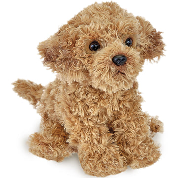 Bearington Lovely Doodles Caramel Dog Stuffed Animal 14 in - Puppy Stuffed Animals - Plush Dog Toys for Kids Goldendoodle Labradoodle Plushies -