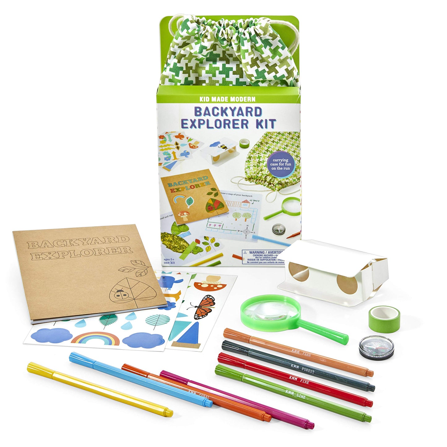 Kid Made Modern Exploring Nature with Children Backyard Explorer Kit - Outdoor Activities for Kids, Ages 6 and Up