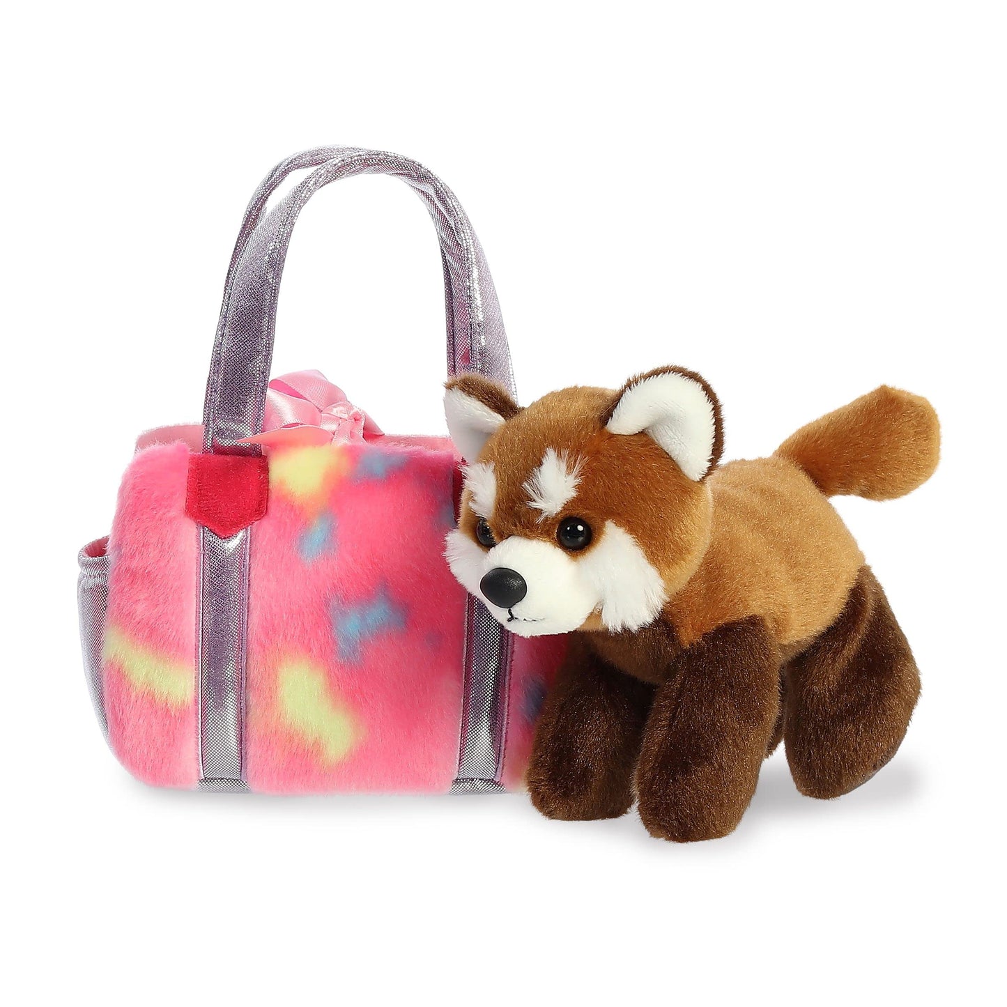 Aurora® Fashionable Fancy Pals™ Jellyroll Red Panda™ Stuffed Animal - Plush with Stylish Purse for Dress Up Fun - Perfect for Kids 3+ Years, Costumes