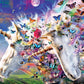 Masterpieces 300 Piece EZ Grip Jigsaw Puzzle - Unicorns & Butterflies - 18"x24"