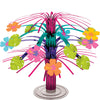 amscan 240093 Hibiscus Party Foil Cascade Centerpiece, 7.5", Multi Color, 1 Piece
