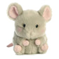 Aurora® Playful Rolly Pet™ Frisk Mouse™ Stuffed Animal - Compact Size for On-the-Go Fun - for Adults, Kids, Birthdays, and Anniversaries - Gray 5