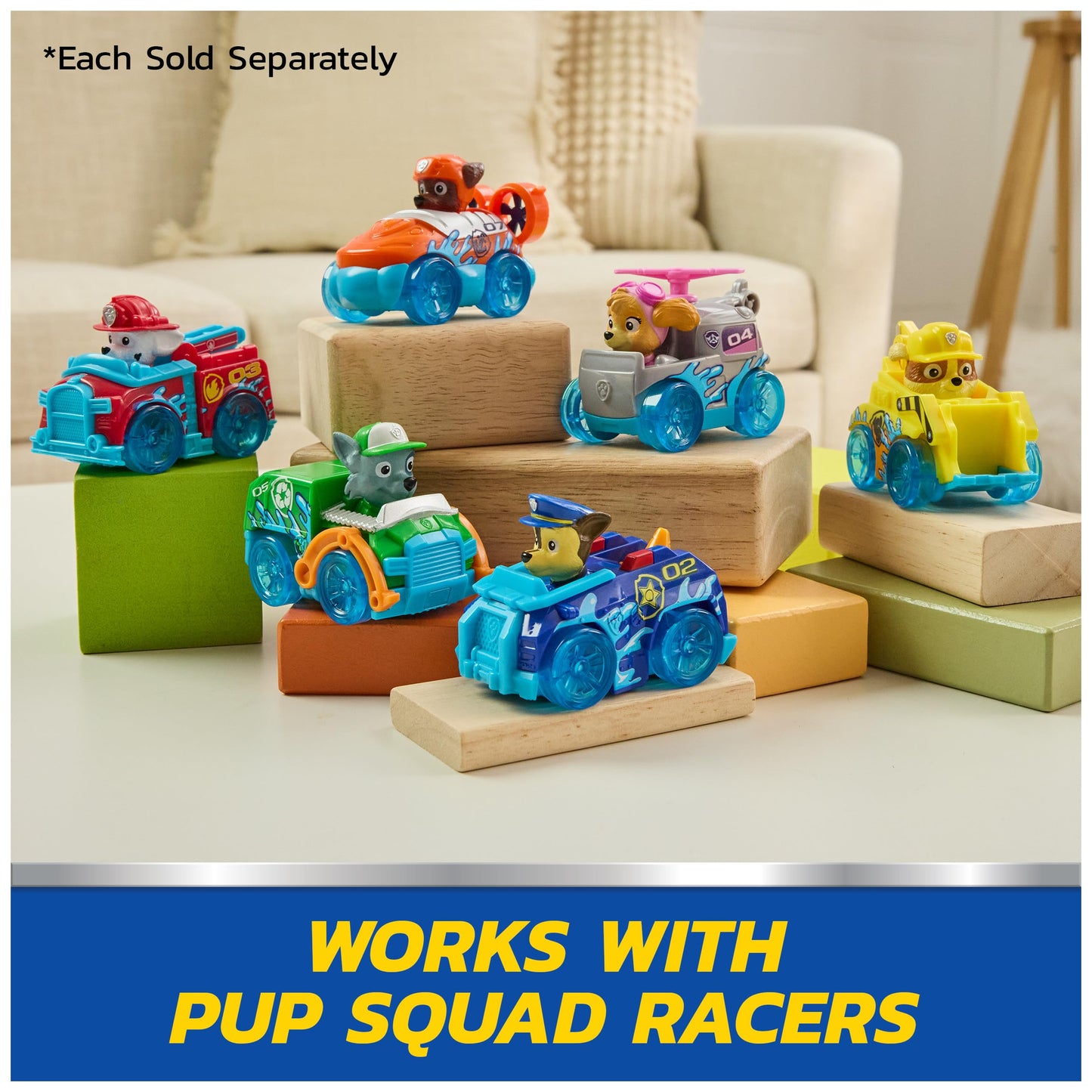 PAW Patrol Pup Squad Octopus Rescue Playset with Chase Toy Car Vehicle