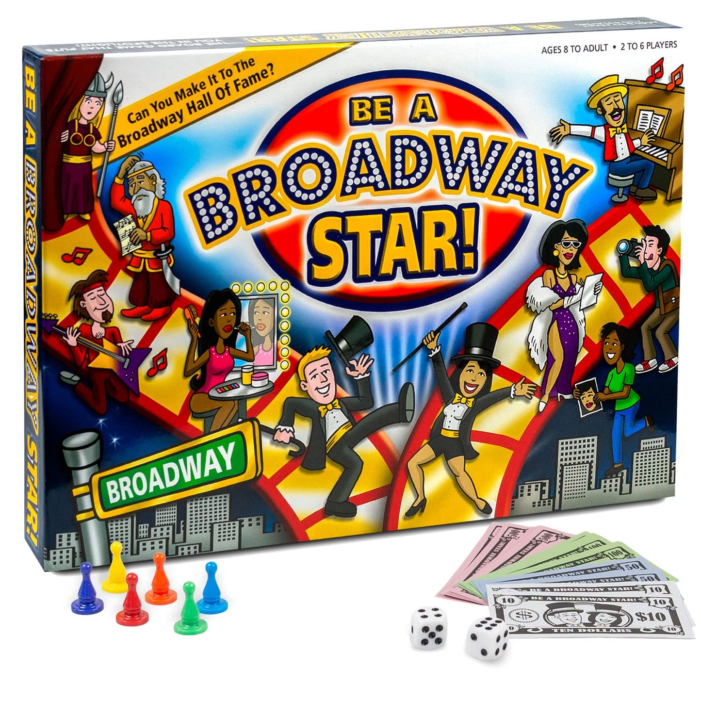 BE A BROADWAY STAR! - The Classic Theater and Musical Trivia Board Game That Puts You in The Spotlight | Party Game for Theater Lovers | Holiday