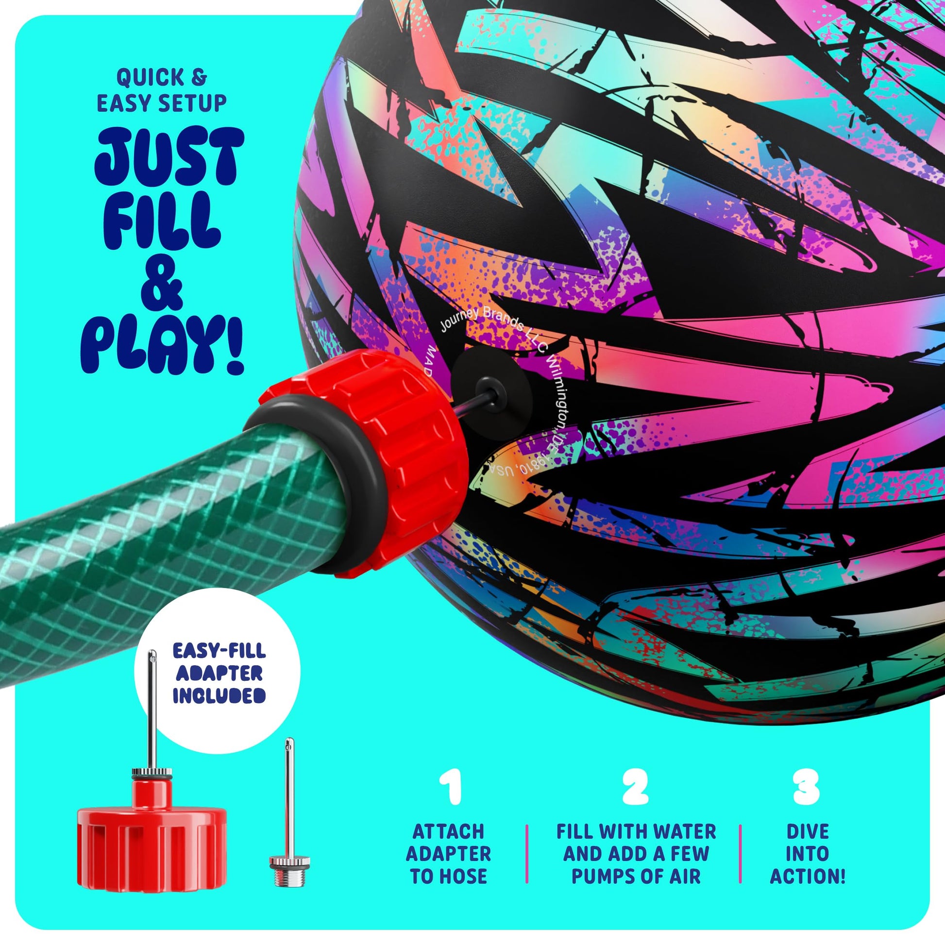 HydroSport Plunge Ball - Pool Toys - Swimming Pool Games for Kids, Adults and Family - Water Balls - Water Toys for Kids Ages 8-12 - Teens, Boys Fun