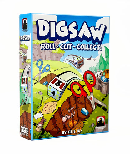 Digsaw: Roll-and-Cut Archaeology Game - Fun Family Game for Ages 14+ - Plays in 25 Minutes - from The Makers of Terraforming Mars