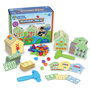Learning Resources Number Nails Activity Set