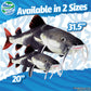 Real Planet™ Black Catfish Realistic Plush Stuffed Animal