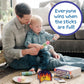 Peaceable Kingdom Happy Marshmallow Toddler Game - Develops Fine Motor Skills and Color Matching for Kids Ages 2 and Up