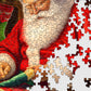 Springbok Quilting Santa 1000 Piece Jigsaw Puzzle for Adults - Unique Cut Pieces - Made in USA