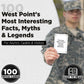 Army Flashcards - United States Military Academy Trivia: West Point's Most Interesting Facts, Myths and Legends! | Pack of 100 Trivia Cards | Perfect