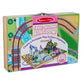 Melissa & Doug 19-Piece Wooden Take-Along Tabletop Kingdom - Carriage, Horse, Unicorn, Dragon, More