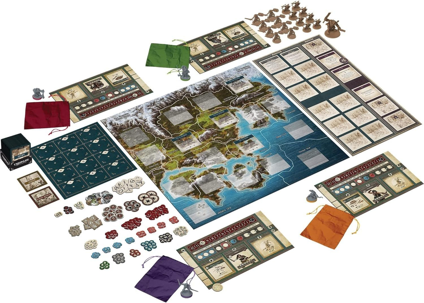 CMON Trudvang Legends Board Game | Tabletop Miniatures Strategy Game | Cooperative Fantasy Adventure Game for Adults and Teens | Ages 14+ | 1-4