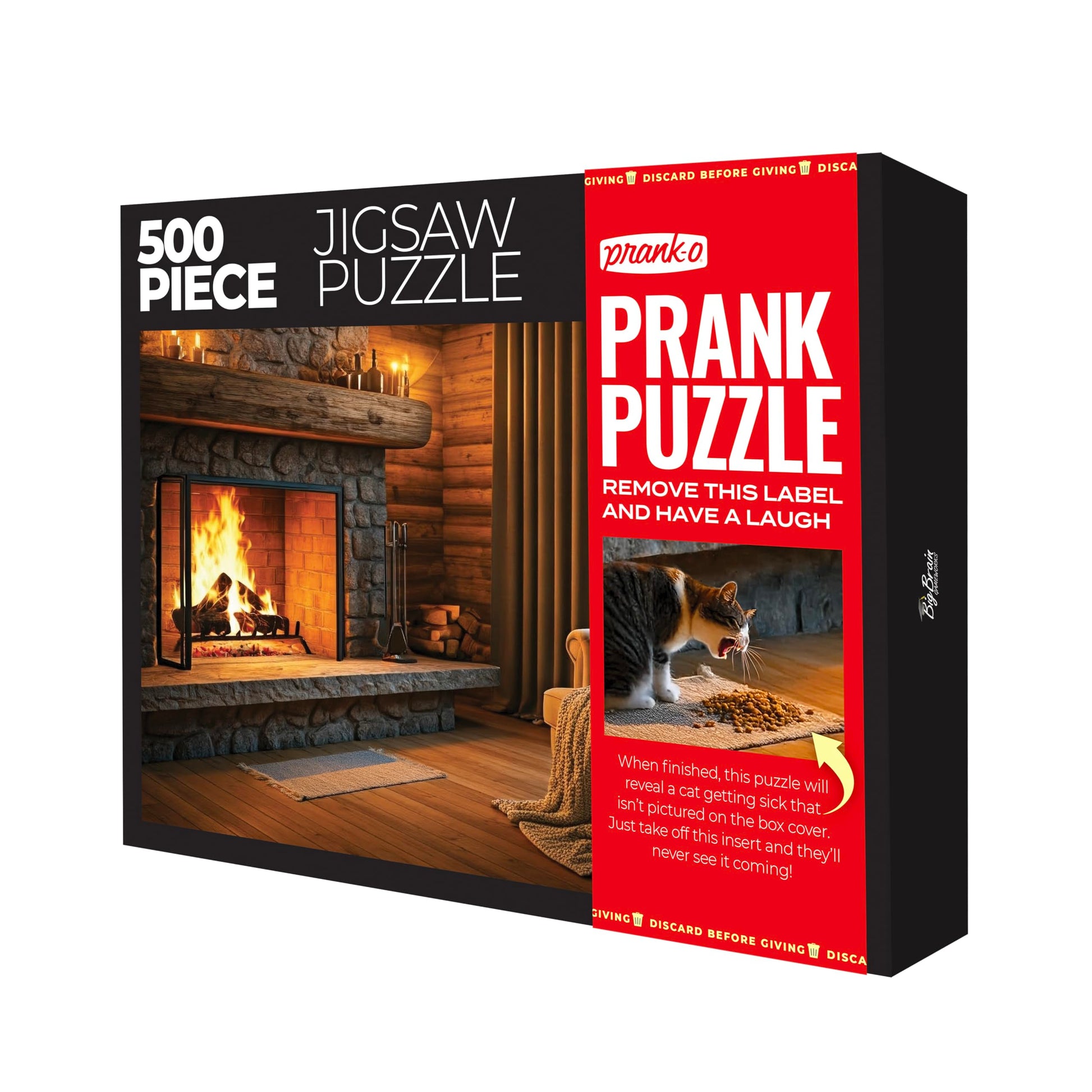 Prank-O 500-Piece Puzzle, Hilarious Comedy Puzzle, Funny Gag Gift, Family Game Night Humor by Prank-O, Gag Gift Jigsaw Puzzle (Warm Solitude)