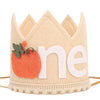 Little Pumpkin 1st Birthday Crown - Pumpkin Theme Crown, Thanksgiving Day Party Supplies, Baby Boy/Girl Fall Cake Smash Photo Prop