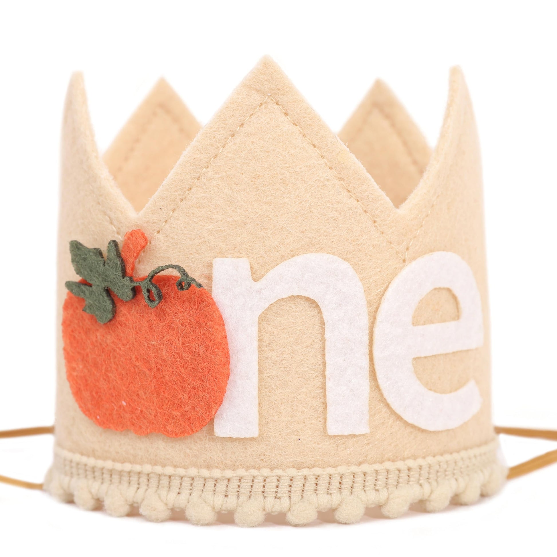 Little Pumpkin 1st Birthday Crown - Pumpkin Theme Crown, Thanksgiving Day Party Supplies, Baby Boy/Girl Fall Cake Smash Photo Prop