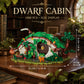 GHQYTPR Dwarf Cabin Building Block Set 1088 Pcs Fantasy Halfling Village Architecture Model Kit for Adults & Teens Movie Magic Hole Home Office Desk