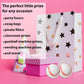 25 Bouncy Balls for Kids Party Favors Small Rubber Superball Baseball, 27mm