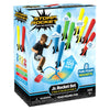 Stomp Rocket Jr Multi-Color Rocket Launcher for Kids, 8 Rockets - Fun Outdoor Kids Gifts for Boys & Girls - STEM Toy Foam Blaster Set Soars Up to 100