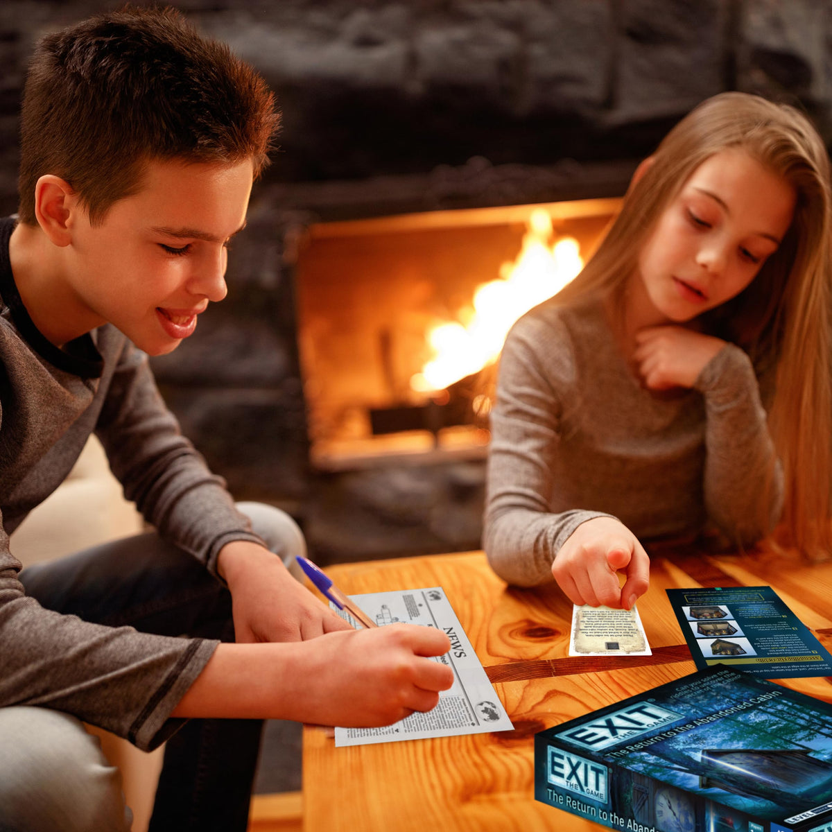EXIT: The Return to The Abandoned Cabin | EXIT: The Game - A Kosmos Game | Family-Friendly, Card-Based at-Home Escape Room Experience | Collaborative