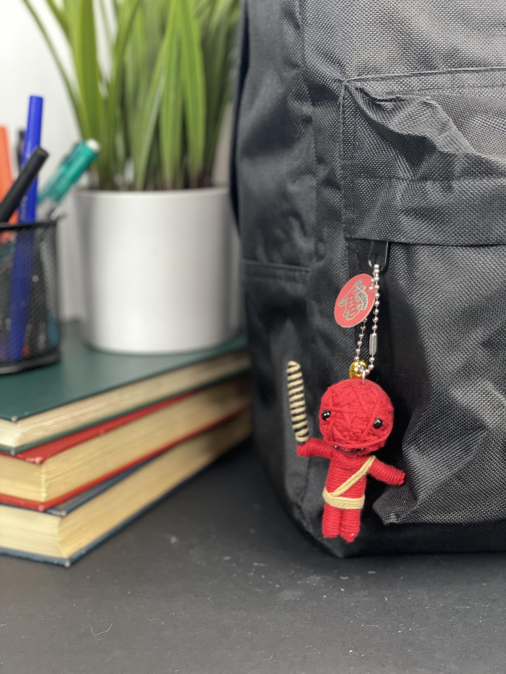 Watchover Voodoo 3-Inch Aka-Oni - Handcrafted Gift to Bring Good Luck and Positivity Everywhere You Go