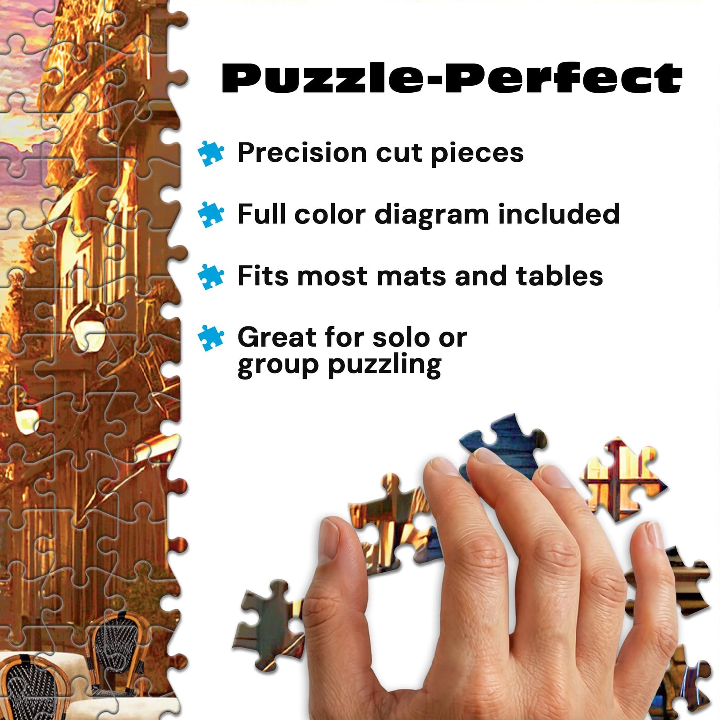 Ceaco - Paris in the Rain - 500 Piece Jigsaw Puzzle for Adults