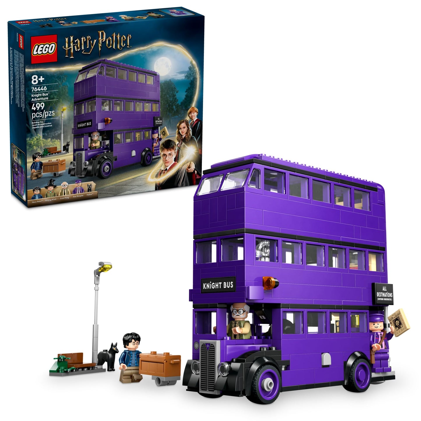 LEGO Harry Potter Knight Bus Adventure - Building Toy for Kids, Boys, and Girls, Ages 8+ - Iconic Bus from Harry Potter and The Prisoner of Azkaban