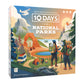10 Days in The National Parks Board Game - Hike, Boat, Fly, or Drive to Scenic American Landmarks. Easy-to-Learn Card Drafting & Hand Management Game