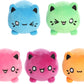 Aurora® Enchanting Tasty Peach® Meowchi Surprise Plush Stuffed Animal - Bright & Colorful Design - Showpiece Plush - Multicolor 3.5 Inches - Blind Box