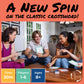 JoPat Games Cross Spin Crossword Board Game, Word Puzzle Game for 2-6 Players, 160 Cards, 10 Boards