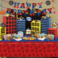 Spider Party Decorations Spider Web Themed Tablecloth Happy Birthday Banner Hanging Swirls for Baby Shower Spiders Birthday Party Supplies (Spider