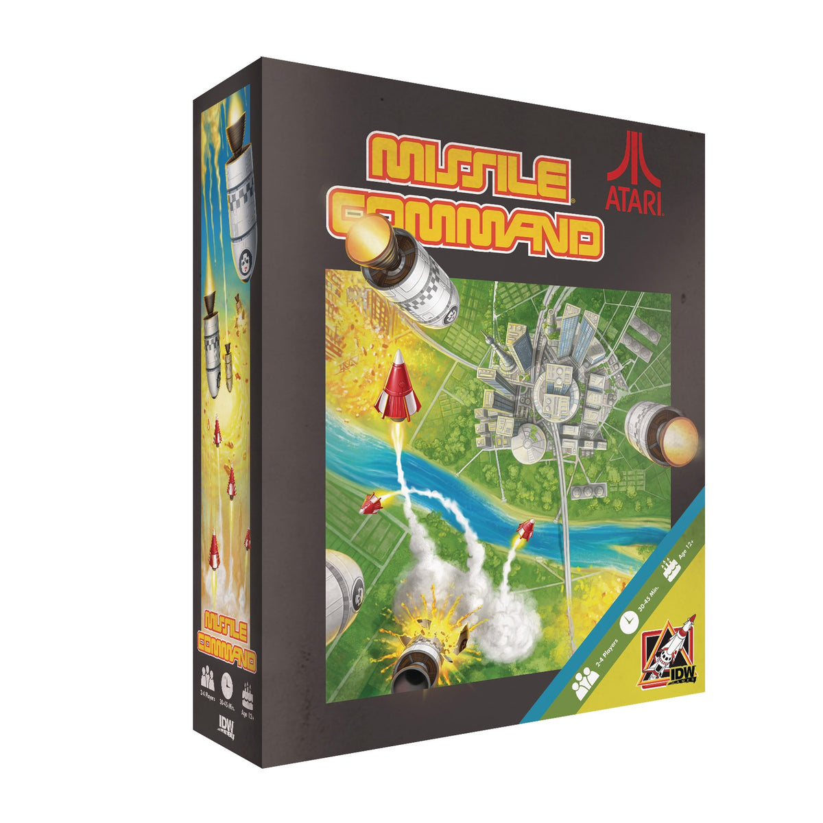 IDW Games Atari's Missile Command Strategy Board Game