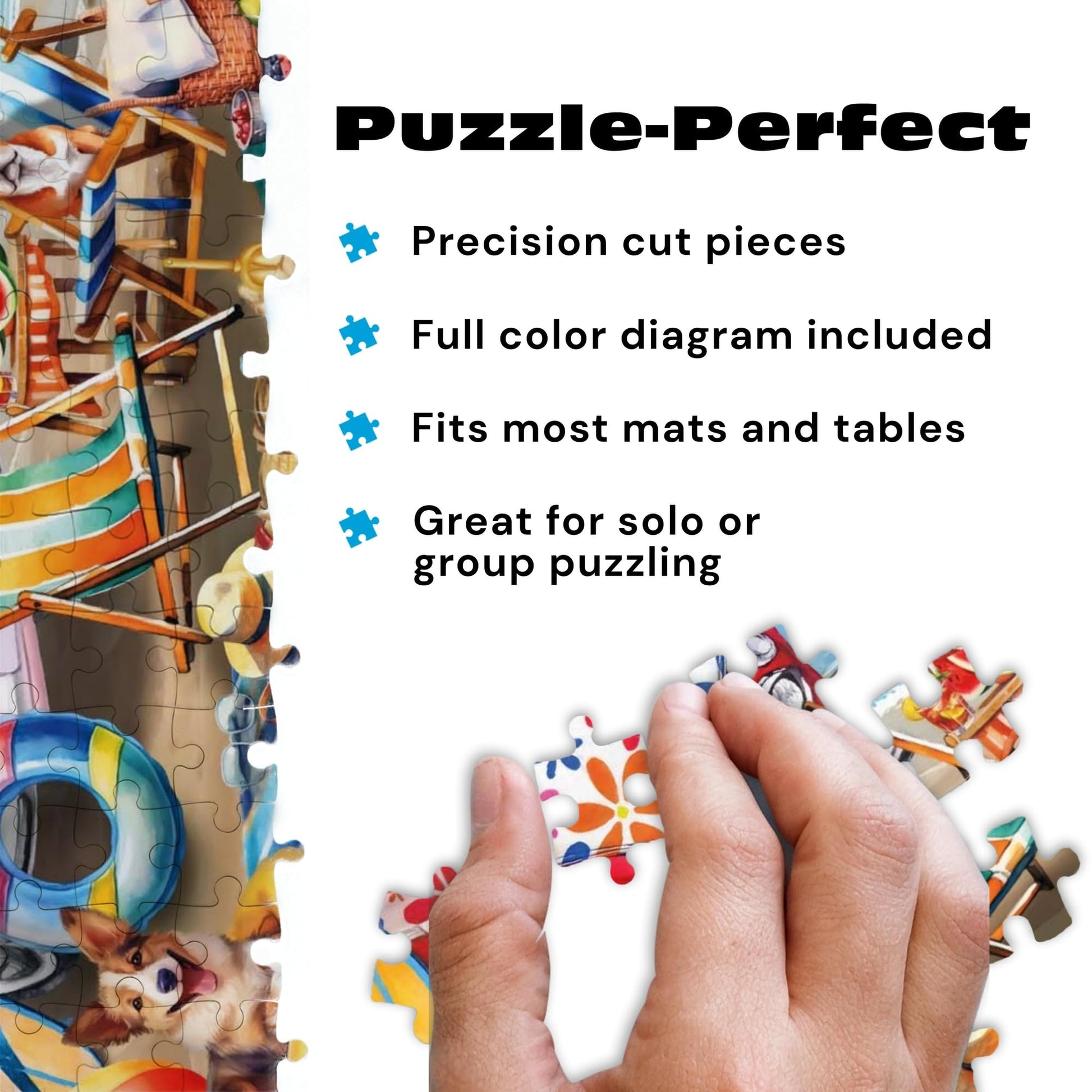 Buffalo Games - Dog Days of Summer - 750 Piece Jigsaw Puzzle for Adults