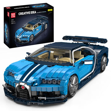 Mould King 10111 Sports Car Building Kits, Scale Model Race Car for Adults, Classic Super Cars Display Model, Collectible Set for Adults to Build