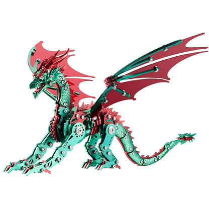 LONGPIN 3D Metal Puzzles for Adults, Mechanical Dragon Model Kit