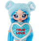 MGA Entertainment Na Na Na Surprise Lily Sarang - Blue Teddy Bear-Inspired 7.5" Fashion Doll with Light Blue Hair, Heart-Shaped Dress and Brush
