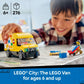 LEGO City: The Van Building Toy for Kids - Pretend Play Set for Boys & Girls, Ages 6+ - Delivery Van Toy W/2 Minifigures & 4 Mini Box Elements - Gift